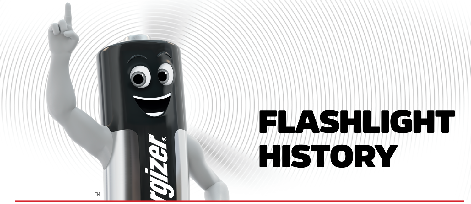 history of flashlights