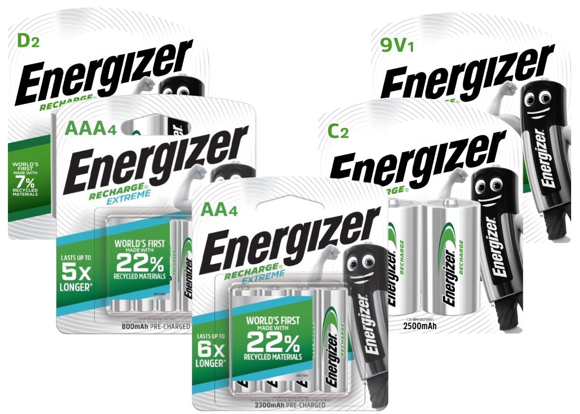 Energizer Recharge Packs