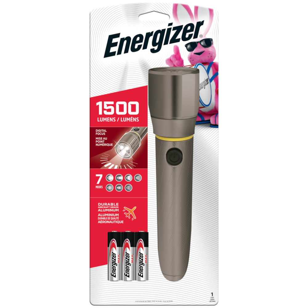 Energizer® Vision HD Ultra 6AA Performance Metal Light with Digital Focus