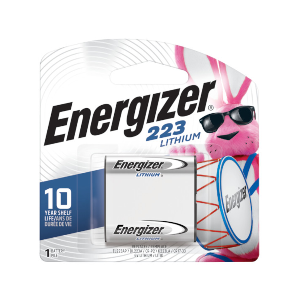ENERGIZER® PHOTO LITHIUM BATTERIES – 223