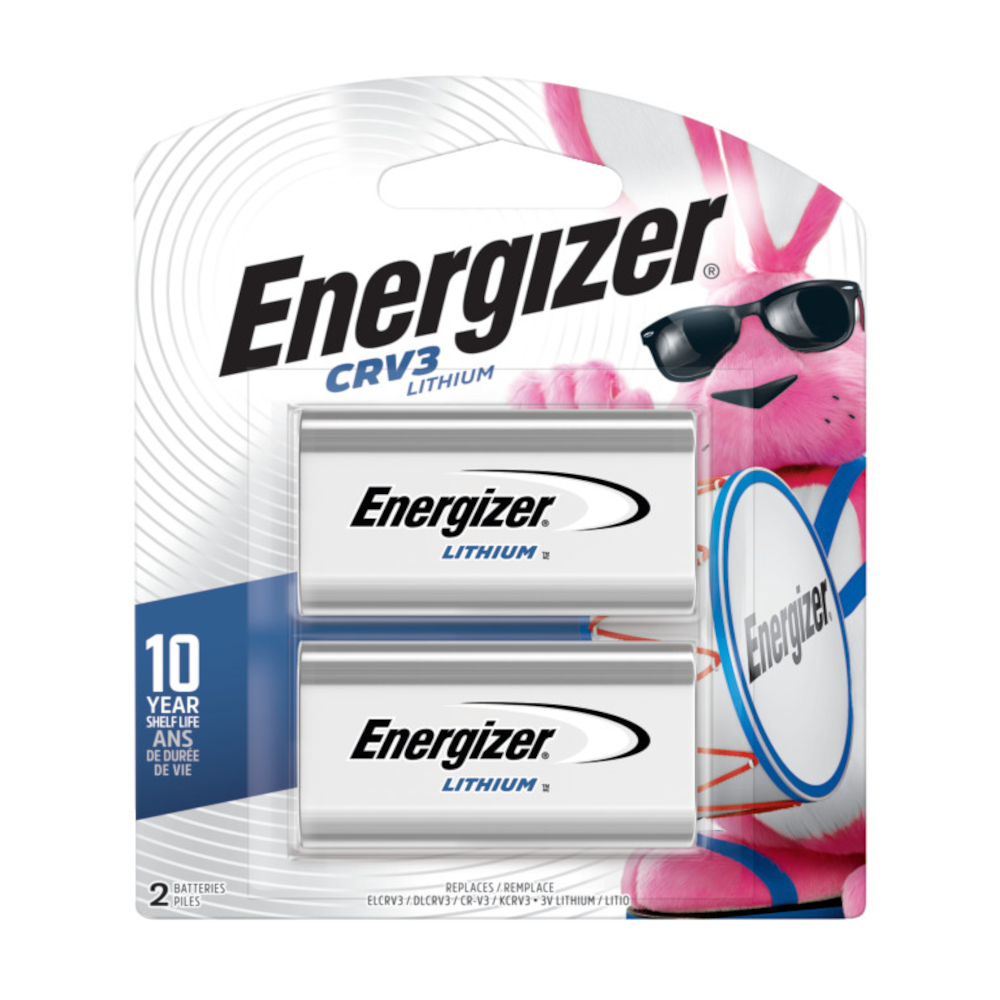 ENERGIZER® PHOTO LITHIUM BATTERIES –CRV3