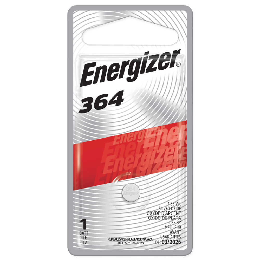 ENERGIZER® WATCH BATTERIES – 364