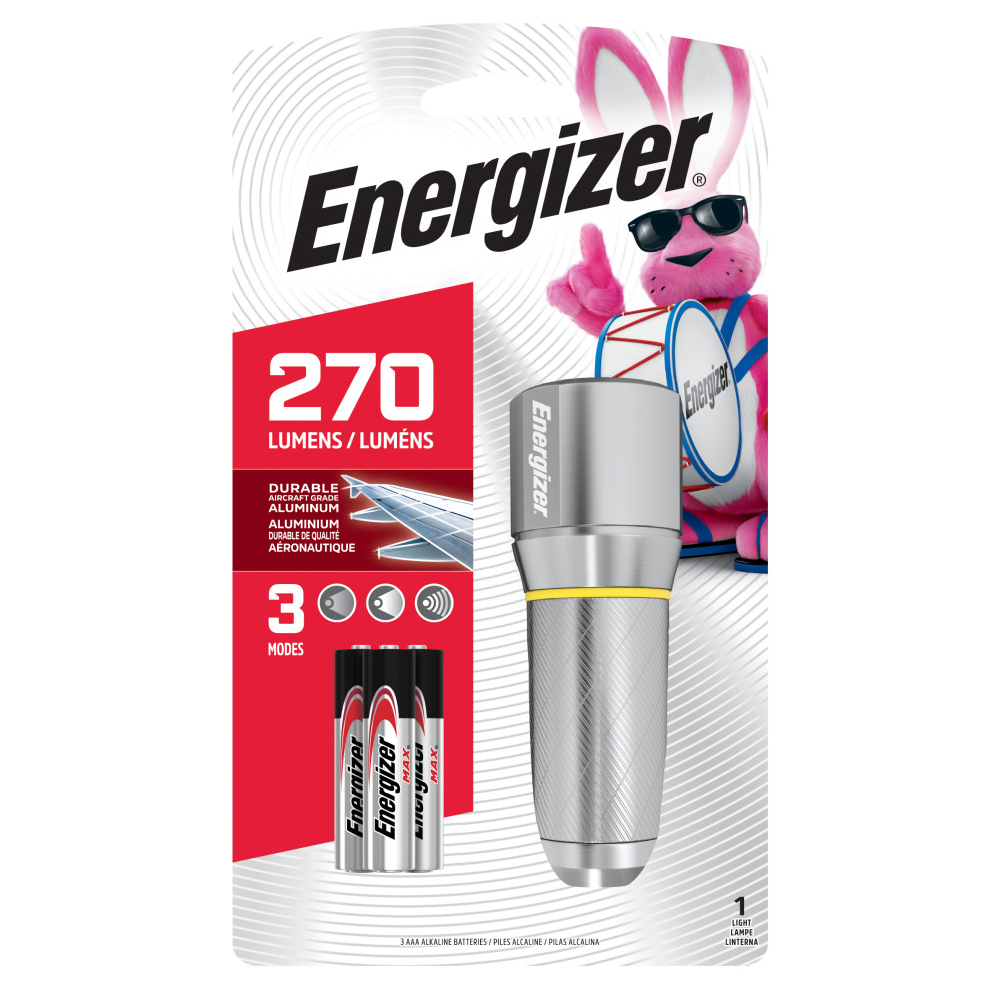 Energizer®Vision HD 3AAA Performance Metal LED Flashlight