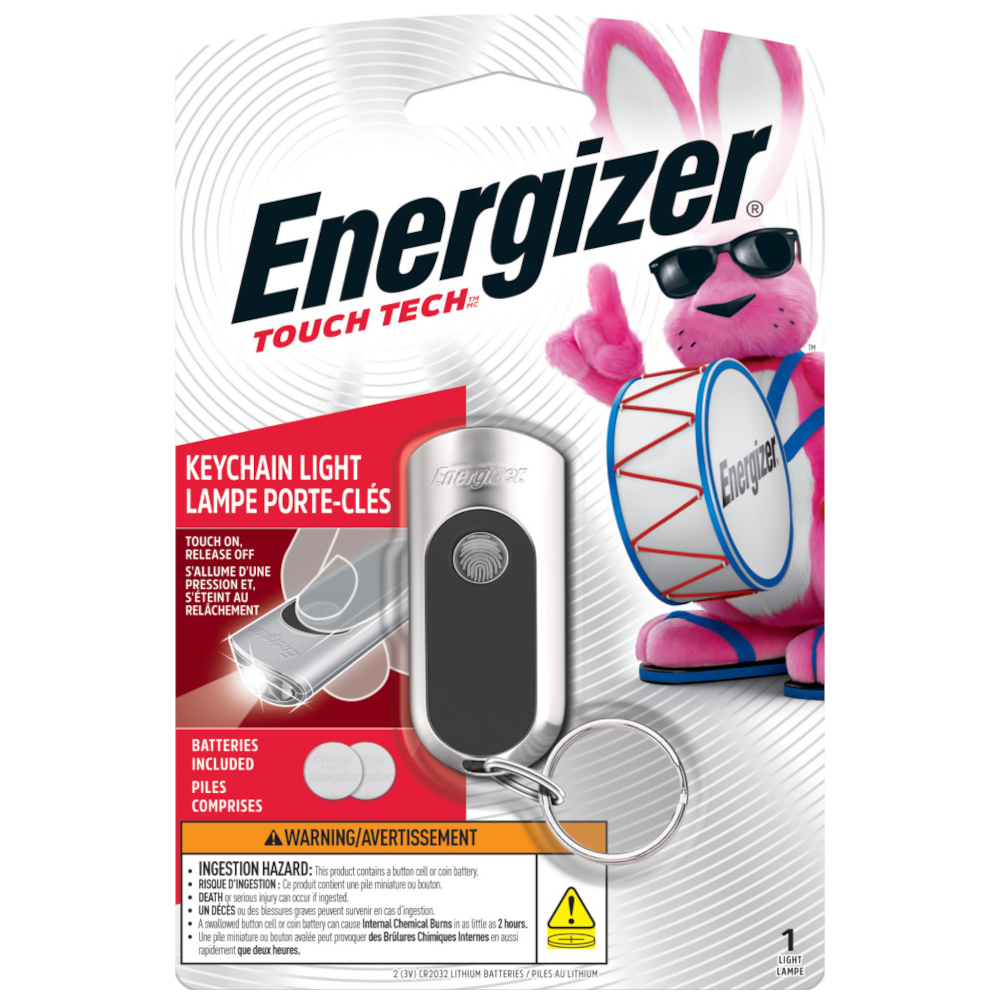 Energizer® Keychain Light with Touch Tech™ Technology