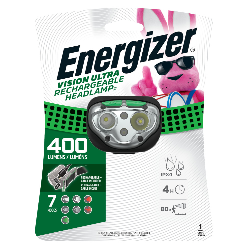 Energizer®Vision Ultra HD Rechargeable Headlamp