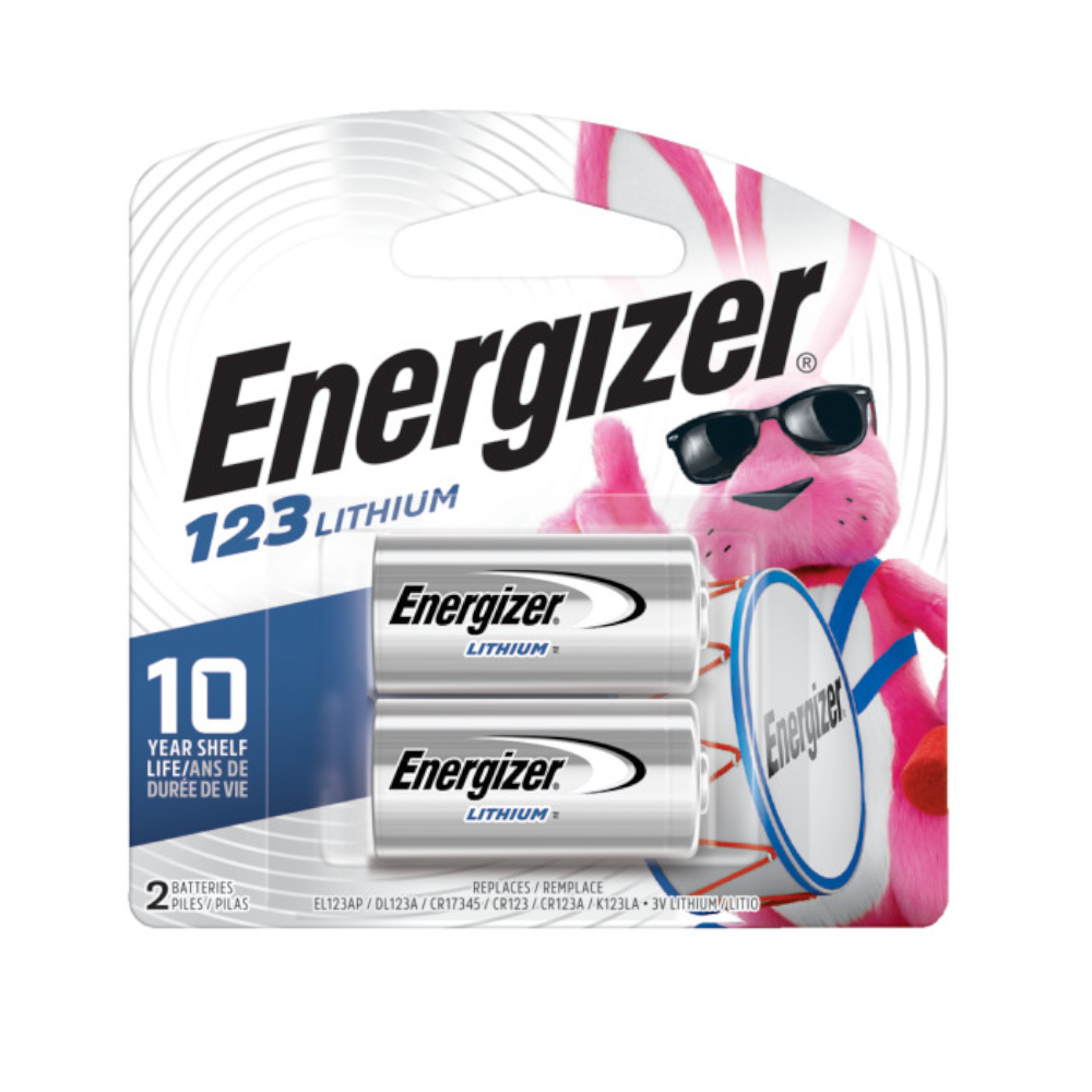 ENERGIZER® PHOTO LITHIUM BATTERIES – 123