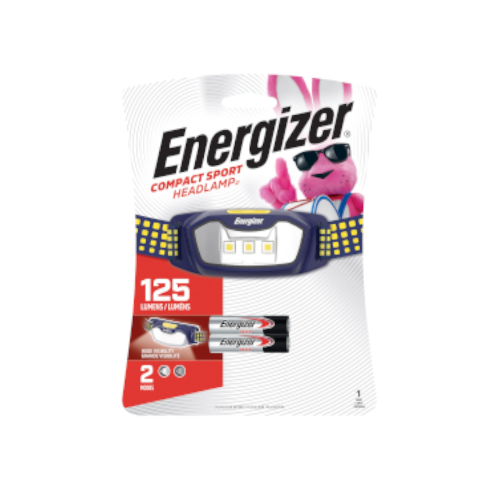 Lampe frontale Energizer® de sport compacte