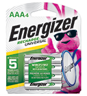 energizer recharge universal aaa