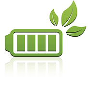 green battery icon