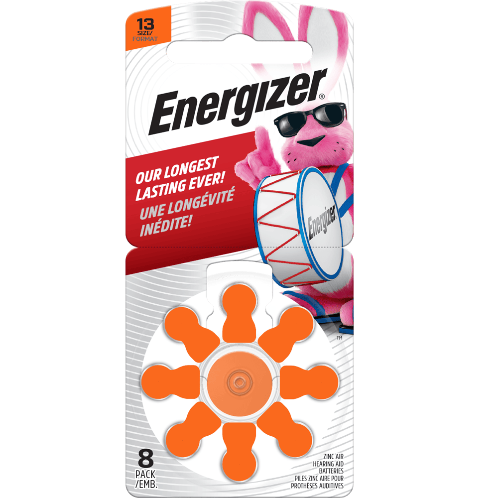 ENERGIZER® HEARING AID BATTERIES –13