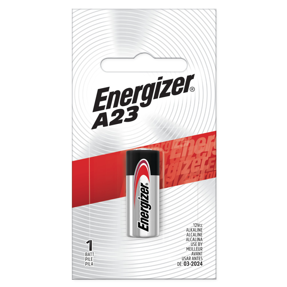 Energizer A23 Batteries (1 Pack), 12V Miniature Alkaline Specialty Batteries