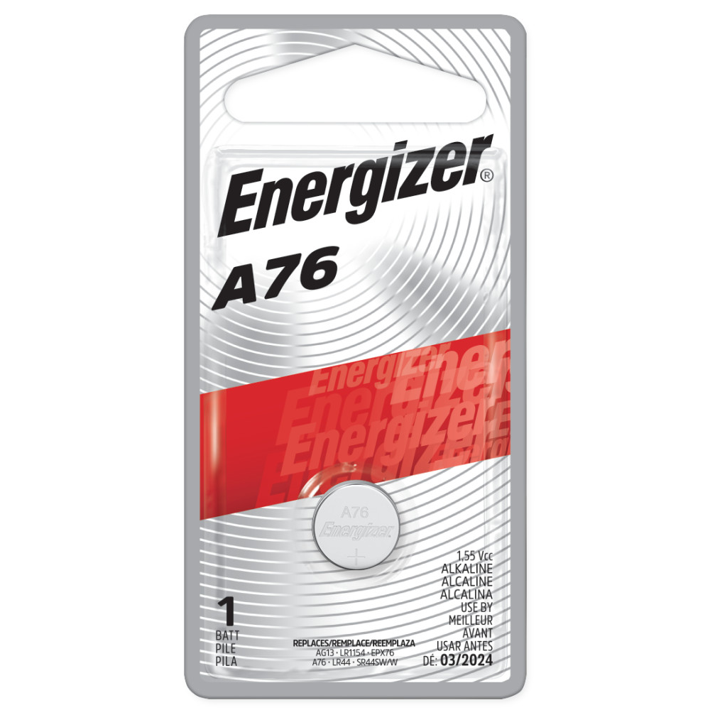 ENERGIZER® ELECTRONIC BATTERIES – LR44/A76