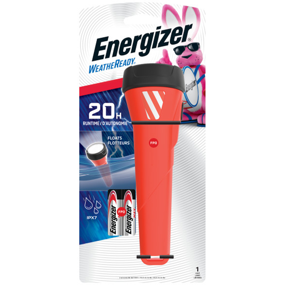Energizer Waterproof LED AA Flashlight, Weatheready Floating Light