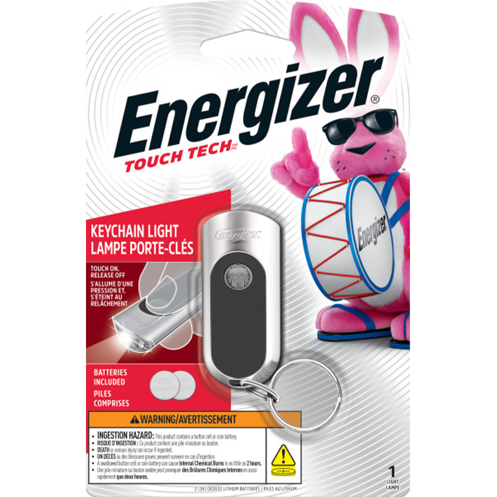 Energizer Keychain Light with Touch Tech Technology