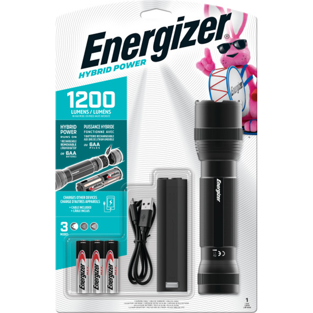 Energizer Hybrid Tactical Light, 1200 Lumen