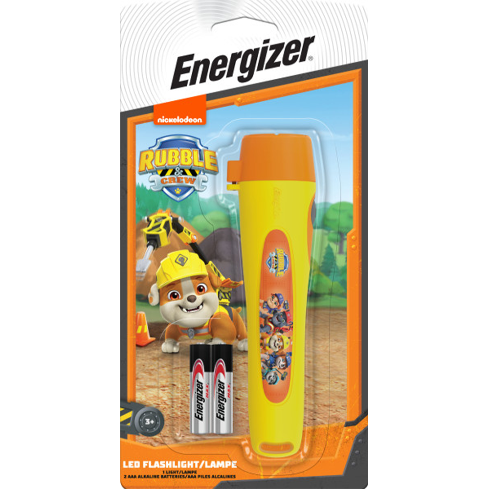 Energizer Rubble & Crew Flashlight for Kids, 15 Lumens