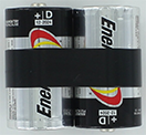 Place the two batteries