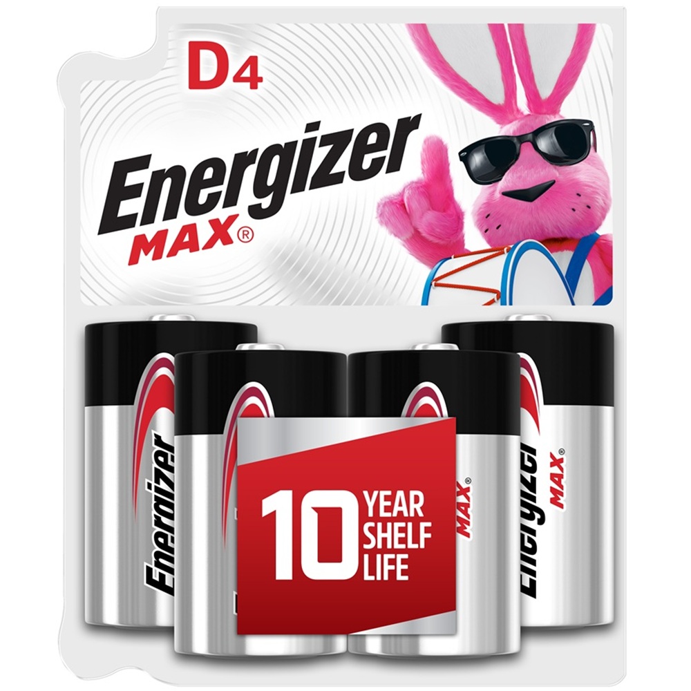 Energizer MAX D Batteries, D Cell Alkaline Batteries