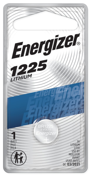 Energizer 1225 Lithium Coin Battery, 1 Pack