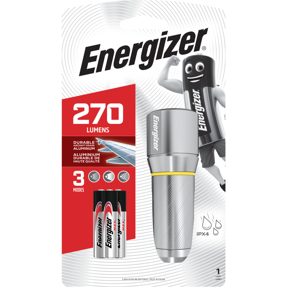 Energizer LED Torch, Vision HD Metal