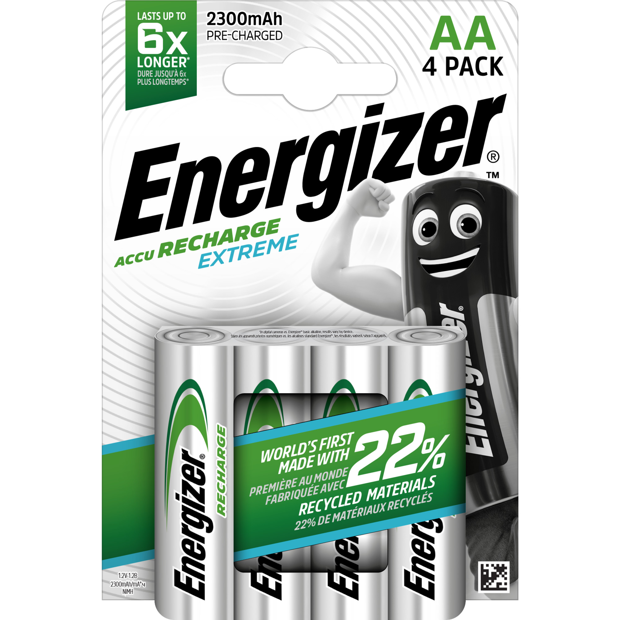 ENERGIZER® RECHARGE EXTREME – AA