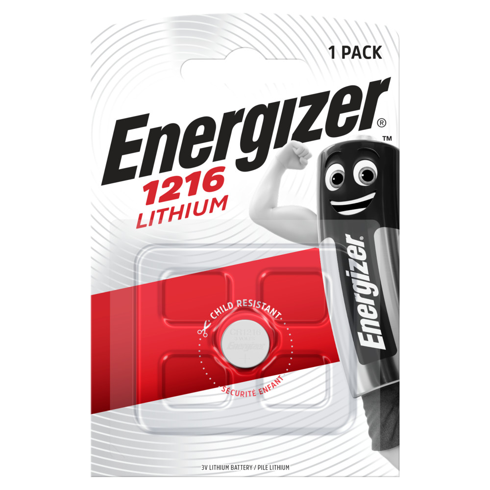 ENERGIZER® ELECTRONIC BATTERIES – CR1216
