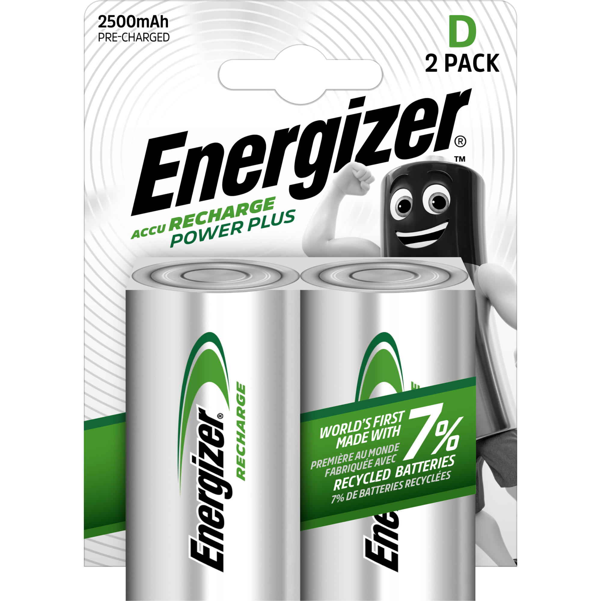 ENERGIZER® RECHARGE POWER PLUS – D