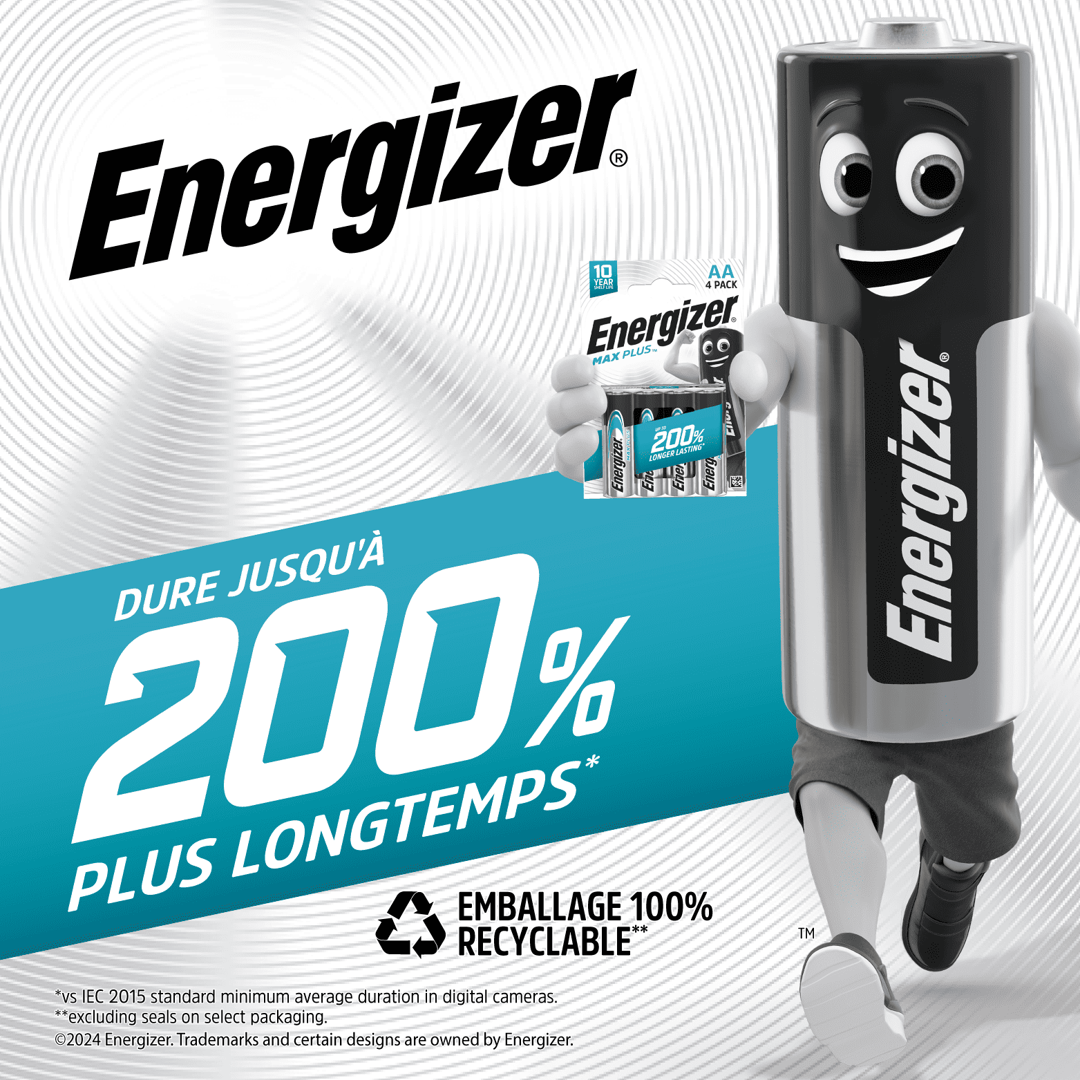 Energizer MAX PLUS desktop