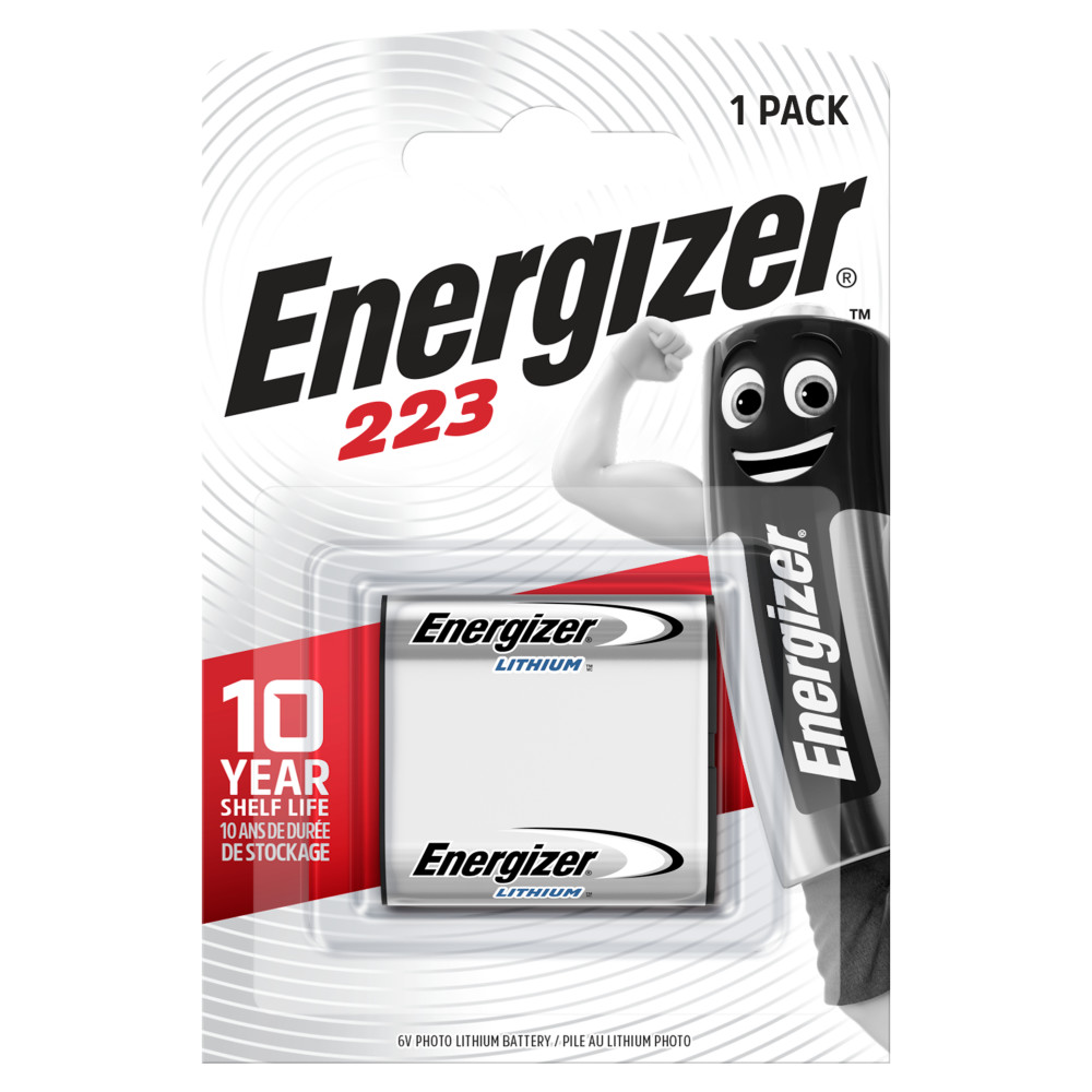 ENERGIZER® PHOTO LITHIUM BATTERIES – 223