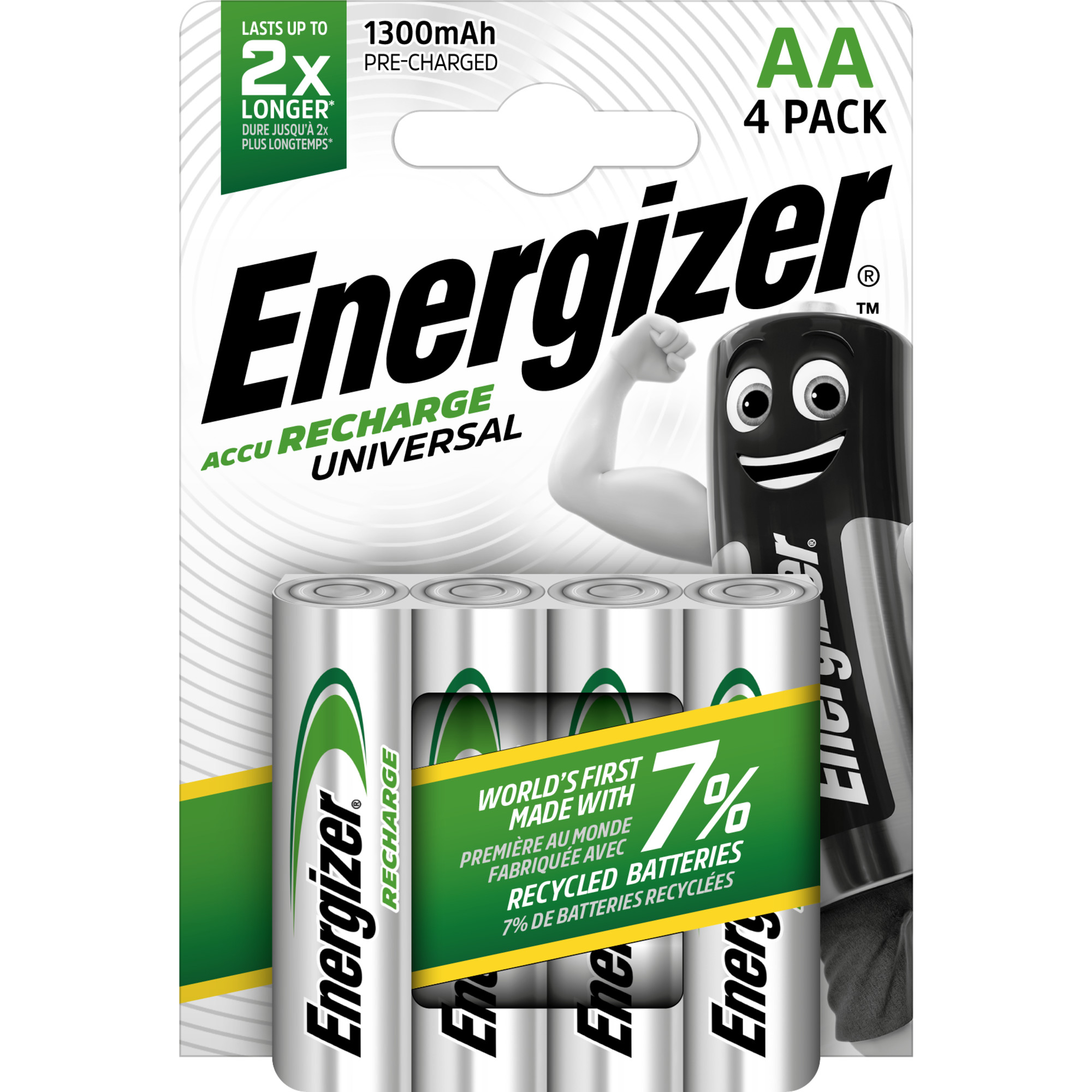 ENERGIZER® RECHARGE UNIVERSAL – AA