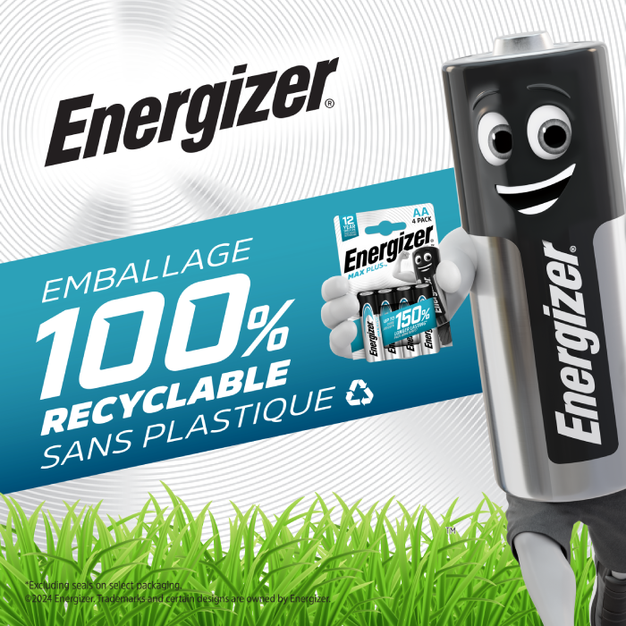 Energizer recyclable battery