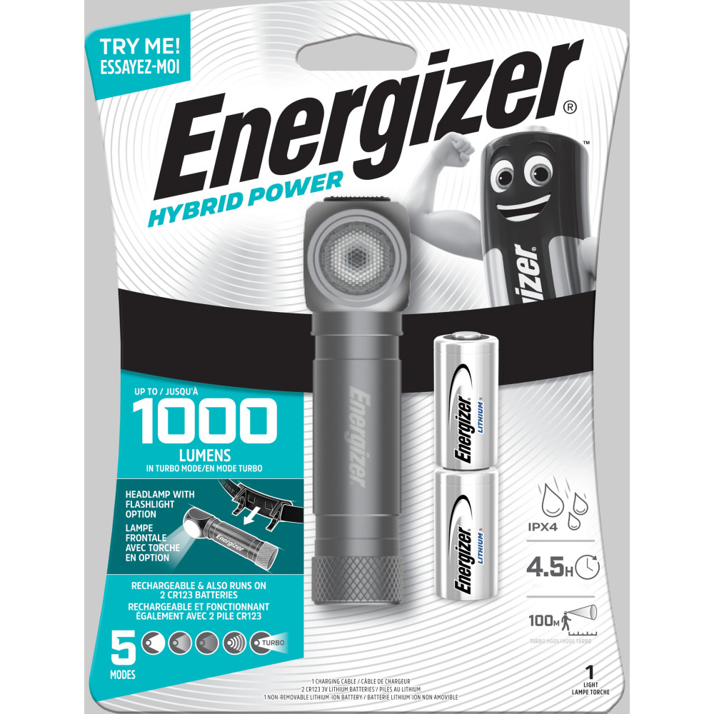 Energizer HYBRID 1000 Headlight