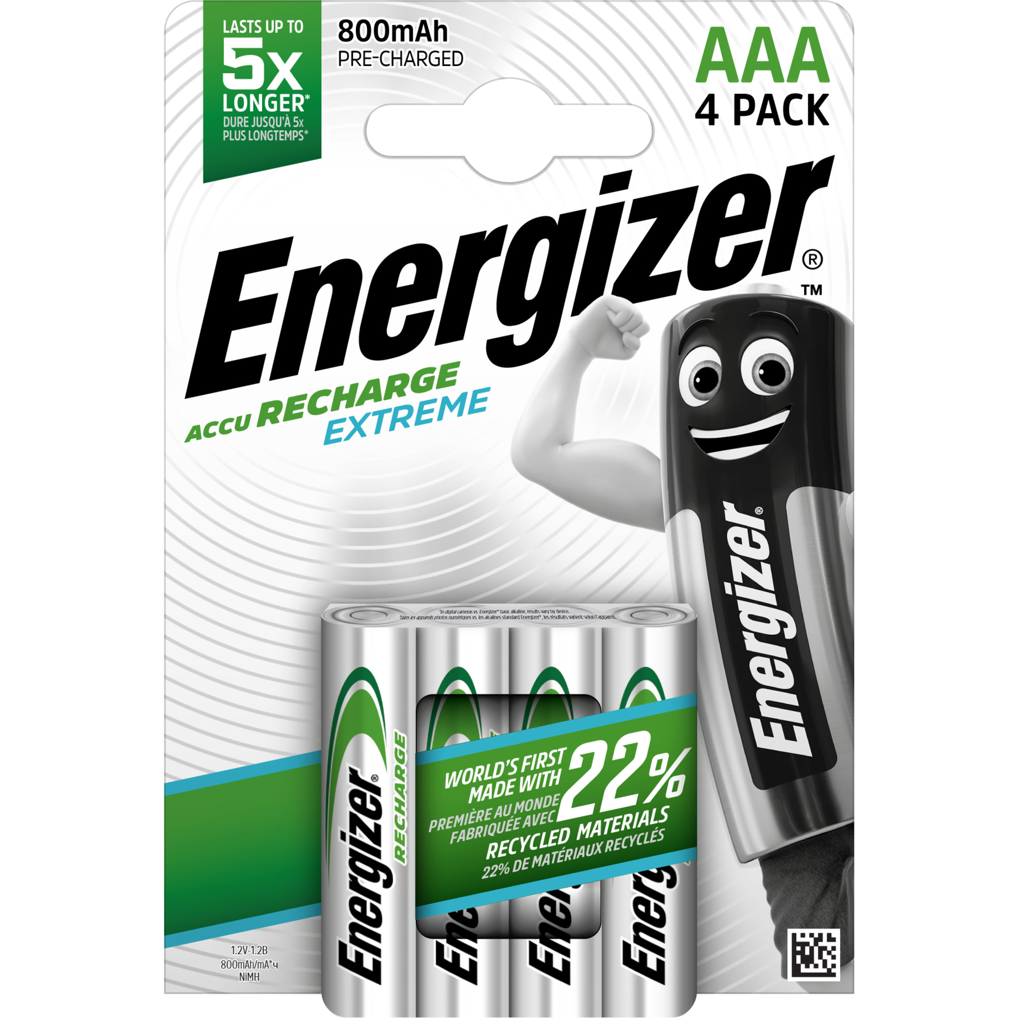 ENERGIZER® RECHARGE EXTREME – AAA