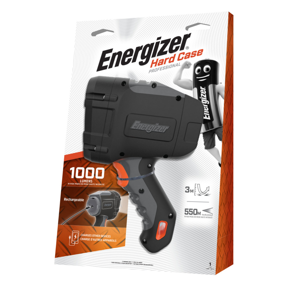 Energizer Hard Case Professional Rechargeable Spotlight