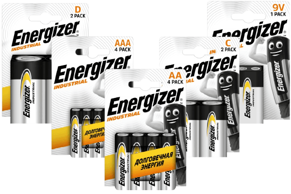 Energizer Industrial Alkaline 5 Packs