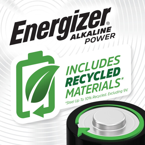 Energizer Max Recycled Materials