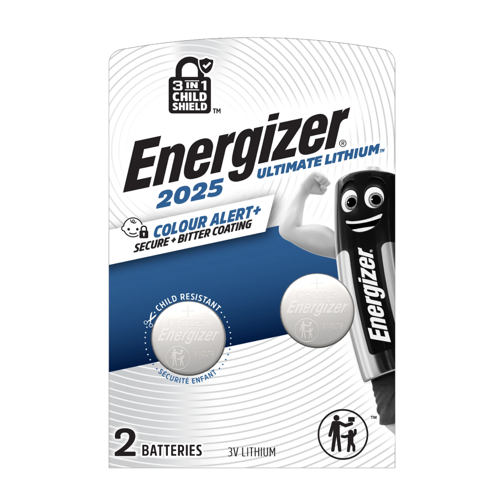 BATERIE ENERGIZER® DO URZĄDZEŃ ELEKTRONICZNYCH – CR2025