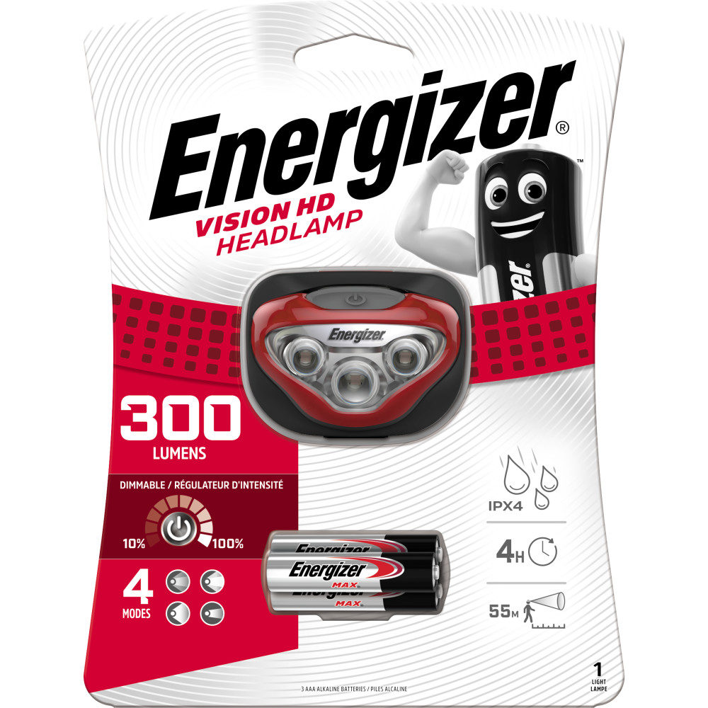 Energizer Head Torch, Vision HD Headlight