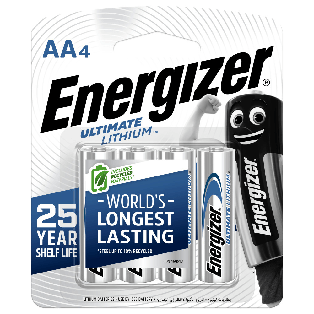 ENERGIZER® ULTIMATE LITHIUM – AA