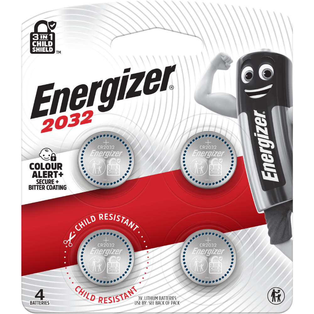 ENERGIZER® 3IN1 CHILD SHIELD BATTERIES – CR2032