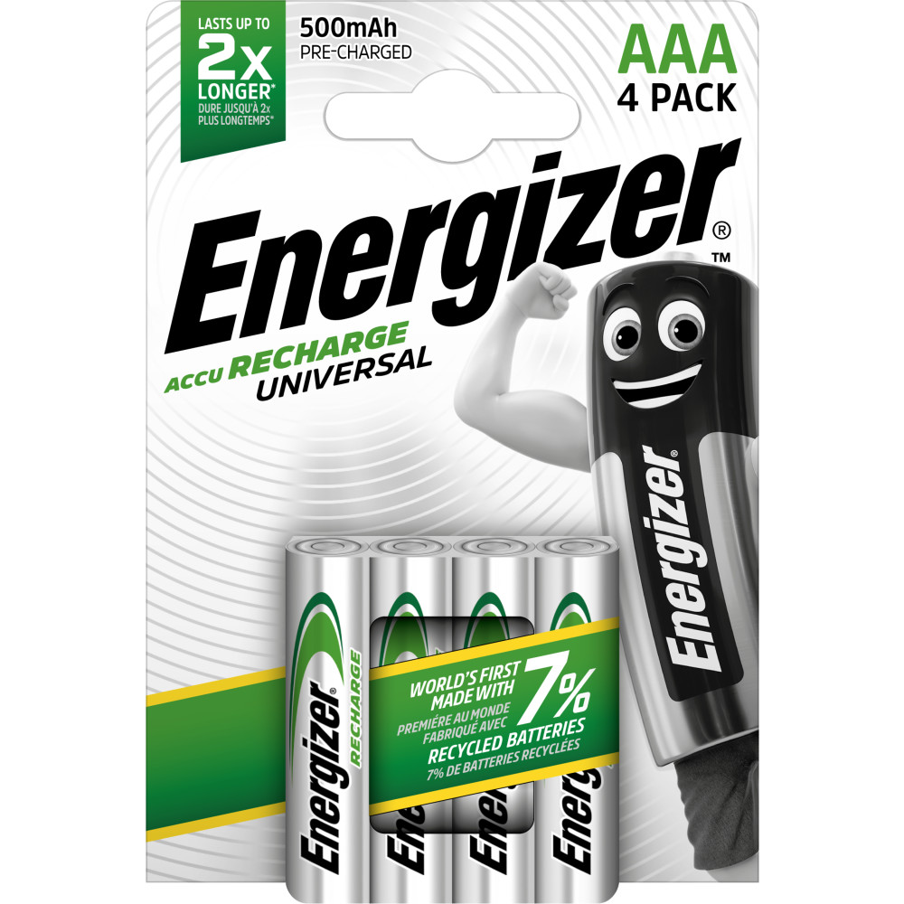 ENERGIZER® RECHARGE UNIVERSAL – AAA