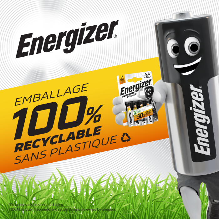 Battery 100% Recyclable