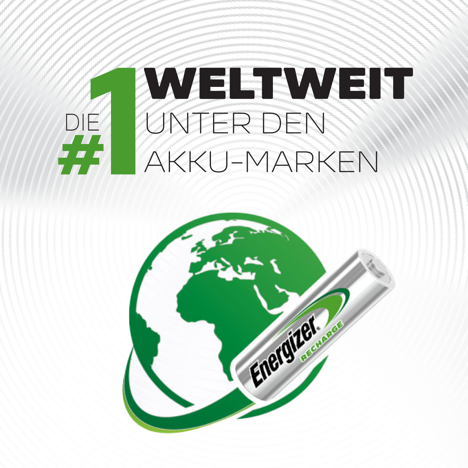 Energizer Recharge Number 1 Battery in the World