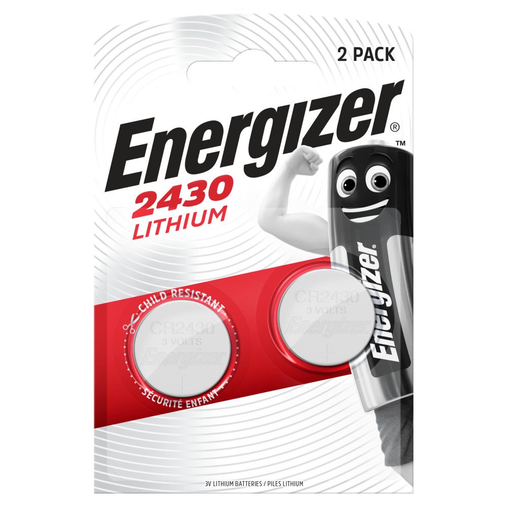 ENERGIZER® ELECTRONIC BATTERIES – CR2430