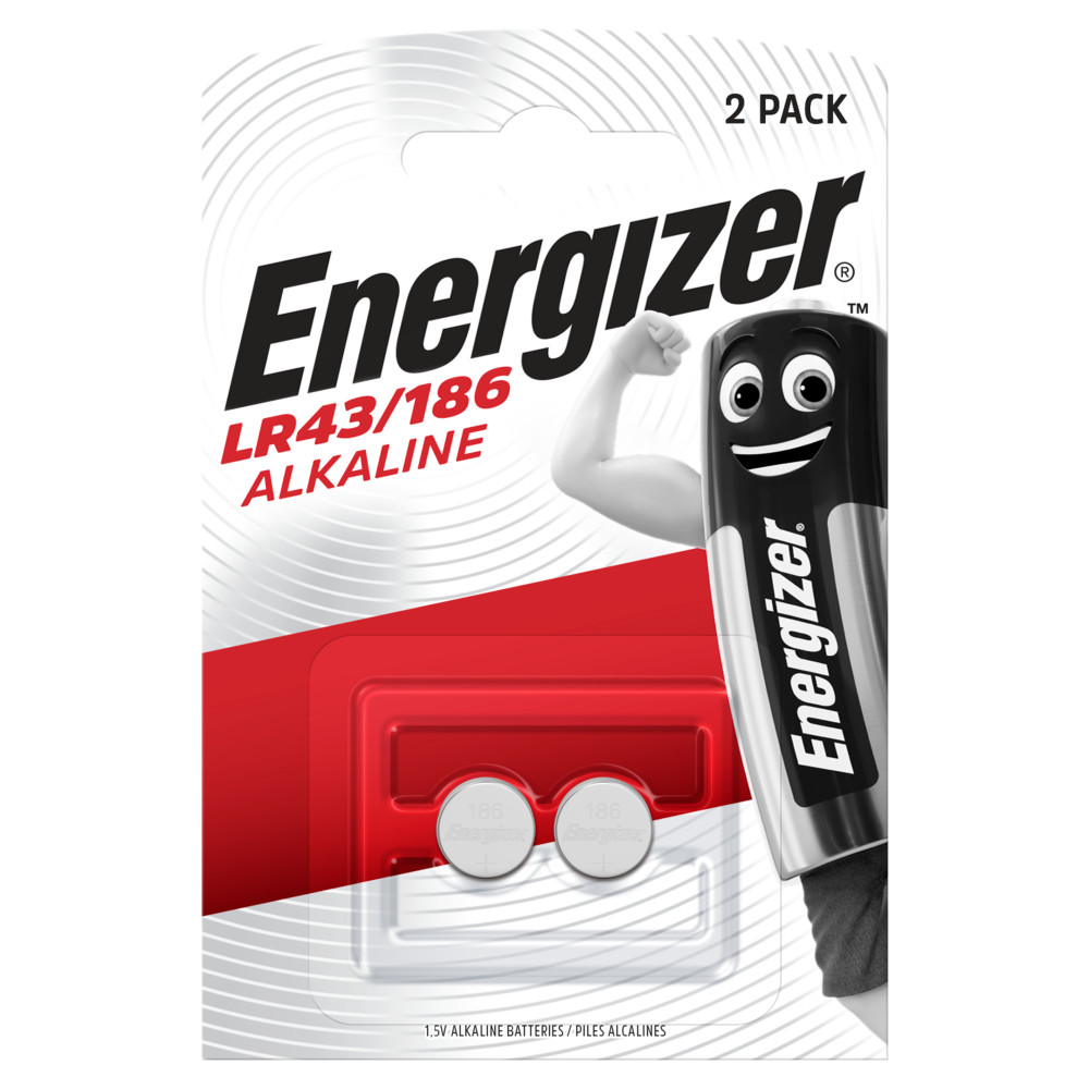 ENERGIZER® ELECTRONIC BATTERIES – LR43/186