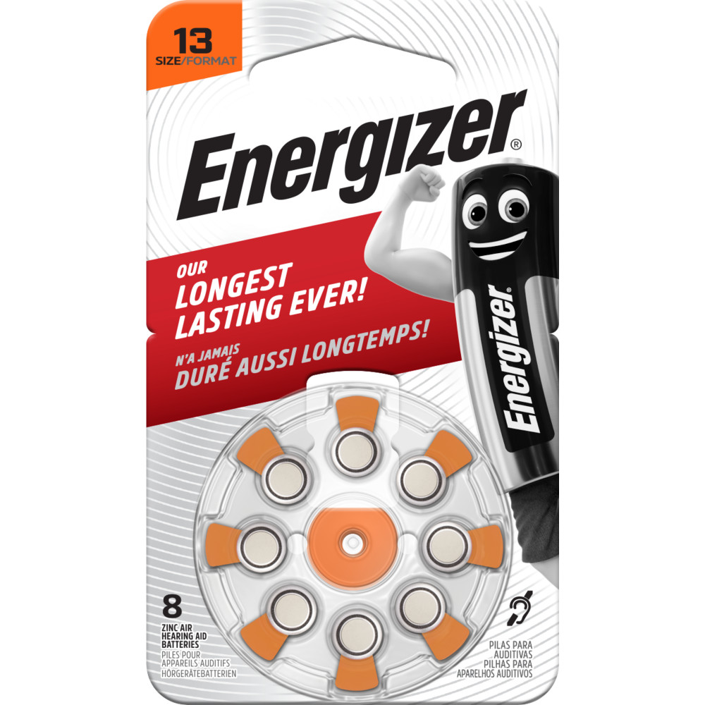 ENERGIZER® HEARING AID BATTERIES – 13