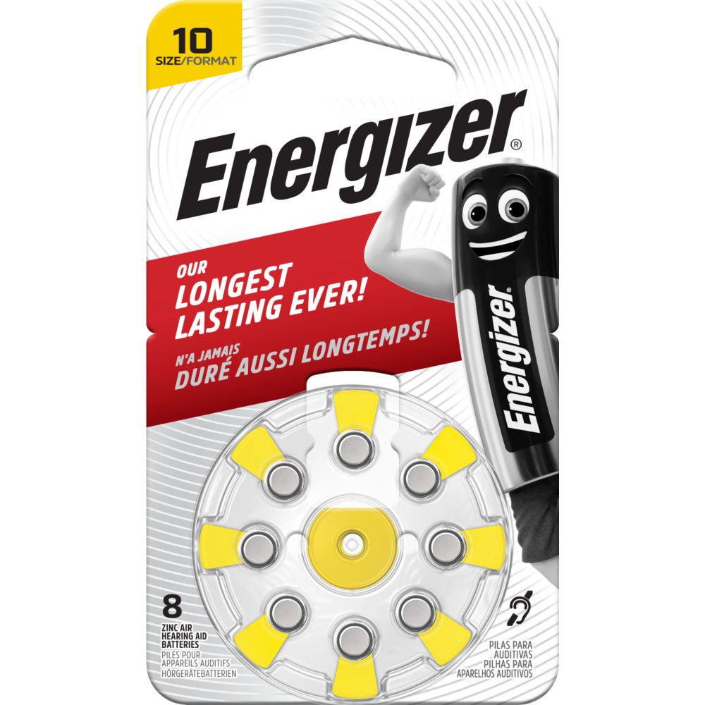 ENERGIZER® HEARING AID BATTERIES – 10