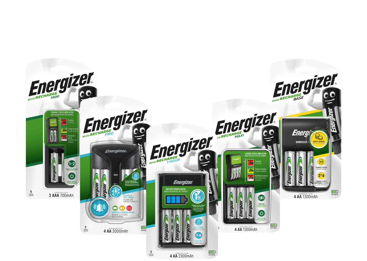 Energizer Recharge 5 Packs