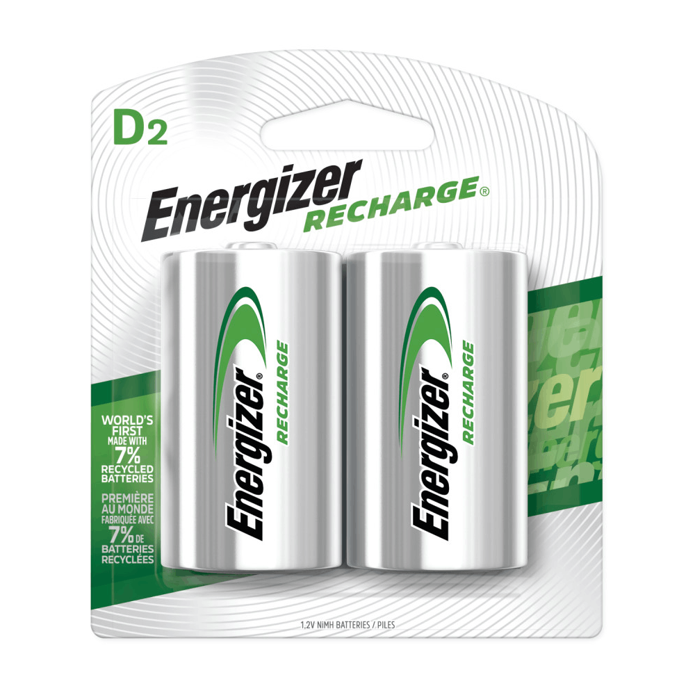ENERGIZER® RECHARGE – D