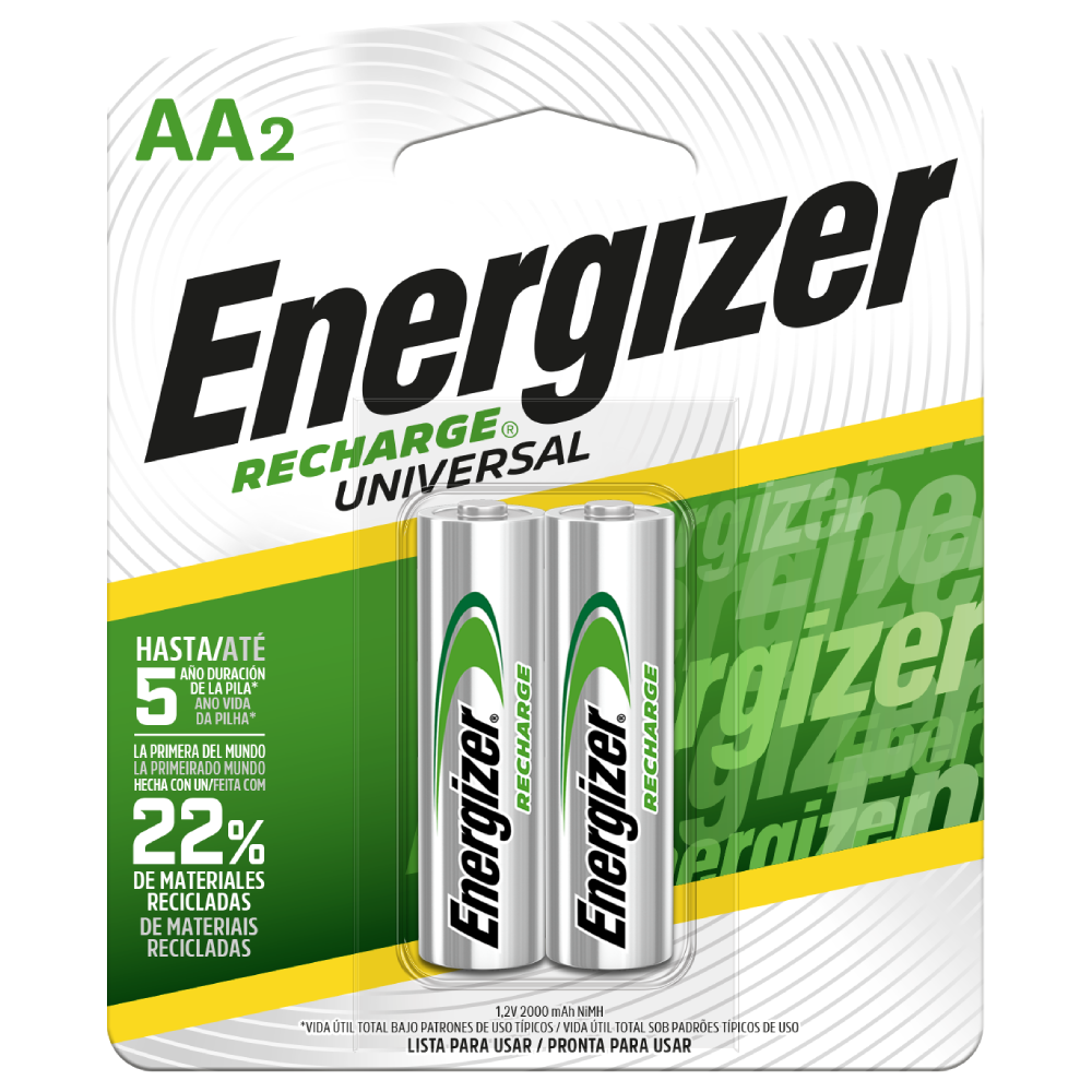 ENERGIZER® RECHARGE UNIVERSAL – AA